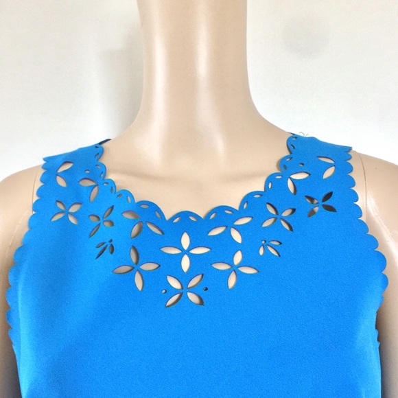 J. Crew Laser-Cut Floral Shift Dress - Picture 6 of 9
